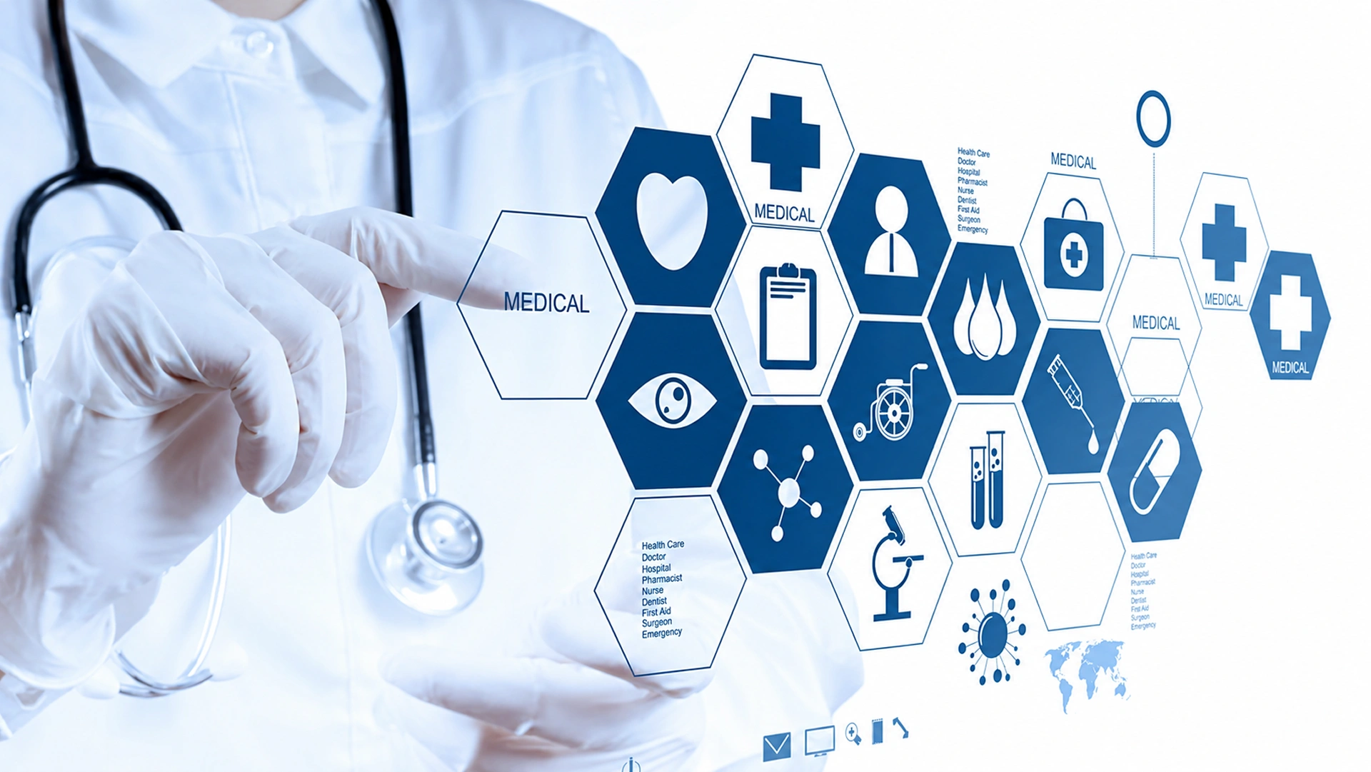 Healthcare technology digital display